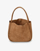 Capri Tote - Tan Microsuede