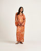 Bari Silk Maxi Dress - Amber Floral