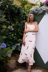 Cottage Point Dress - Chilli Print