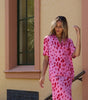 Cloud Break Shirt - Pink Leopard