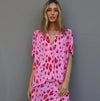 Cloud Break Shirt - Pink Leopard