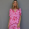 Cloud Break Shirt - Pink Leopard