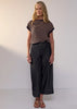Naia Wobble Stripe Tee - Ink/Clay