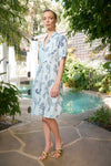 Tilda Woodstock Dress - Ocean
