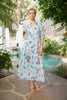 Tilda Ankle Woodstock Dress - Ocean