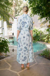 Tilda Ankle Woodstock Dress - Ocean