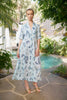 Tilda Ankle Woodstock Dress - Ocean