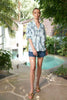 Taylor Woodstock Blouse - Ocean