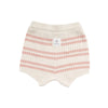 Rib Knit Short - Pearl Stripe