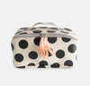 Mono Dot Diagonal Washbag