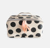 Mono Dot Diagonal Washbag