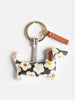 Multi Flower Sausage Dog Keyring