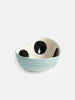 Blue Mono Dots Heart Trinket Bowl