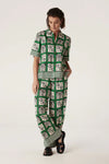 Raffles Pant - Green Print