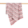 Bubble Knit Spot Stroller Blanket - Blush