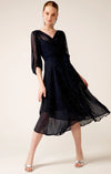 Vivienne Wrap Dress - Navy Sparkle