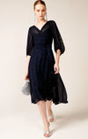 Vivienne Wrap Dress - Navy Sparkle