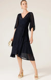 Vivienne Wrap Dress - Navy Sparkle