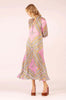 Scarlett Silk Maxi - Aria Pink