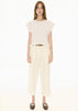 Oskar Cropped Pant - Ecru