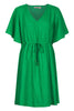 Halcyon Tie Dress - Emerald