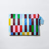 Large Zip Pouch - Multi Stripe