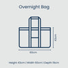 Overnight Bag - Red Blue Stripe