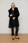 Ava Fur Coat - Black