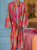 Tiger Stripe Dressing Gown - Pink/Orange