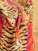 Tiger Stripe Wash Bag - Pink/Orange