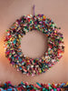 Recycled Sari Wreath - Multicolour