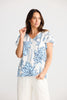 Jemma Top - Coastal Bloom