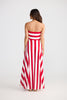 Thandie Dress - Red Stripe
