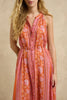 Isha Dress - Spring Daisy Crimson