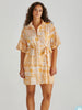 Coast Mini Shirt Dress - Peach
