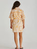 Coast Mini Shirt Dress - Peach