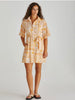 Coast Mini Shirt Dress - Peach