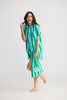Namaste Pyjama Set - Aqua Green Stripe