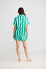 Namaste Pyjama Set - Aqua Green Stripe