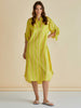 Hayman Shirt Dress - Yellow/Pink