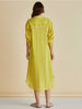 Hayman Shirt Dress - Yellow/Pink