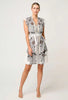Malika Flutter Sleeve Dress - Ivory Casablanca