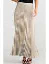Alias Pleated Skirt - Champagne