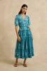 Anyeta Dress - Spring Daisy Blue