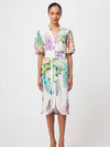 Carlyle Embroidered Dress - Wisteria Alba