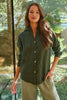 Shawl Collar Shirt - Myrtle