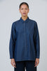 Square Hem Shirt - Denim