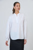 Band V Neck Top - White