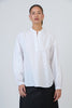 Band V Neck Top - White