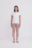 Natural Flare Top - White